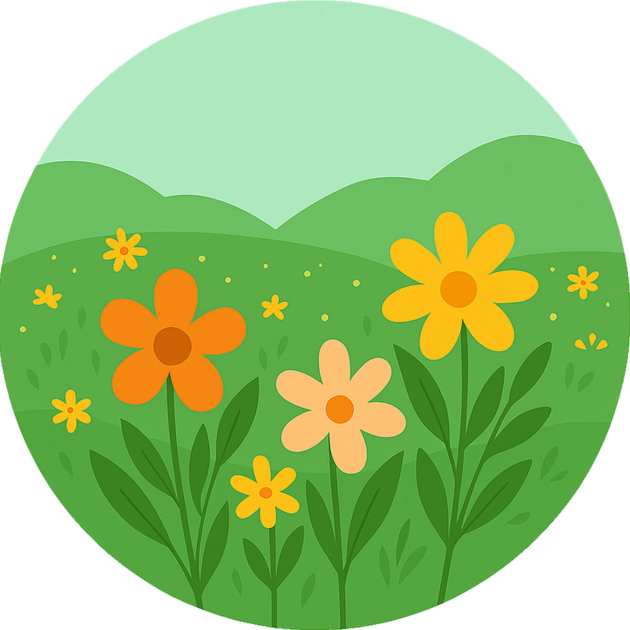 Jardín florido